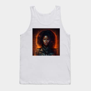 Woman in cyber security Tank Top